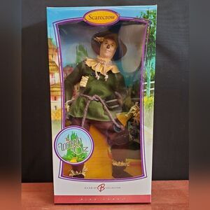 The Wizard of Oz Barbie Ken as SCARECROW Pink Label Collector Doll 2006